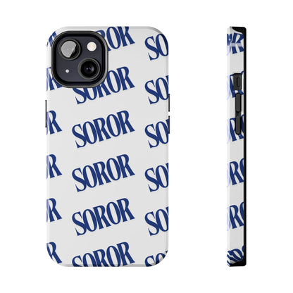Phone Case - Soror White & Royal Blue