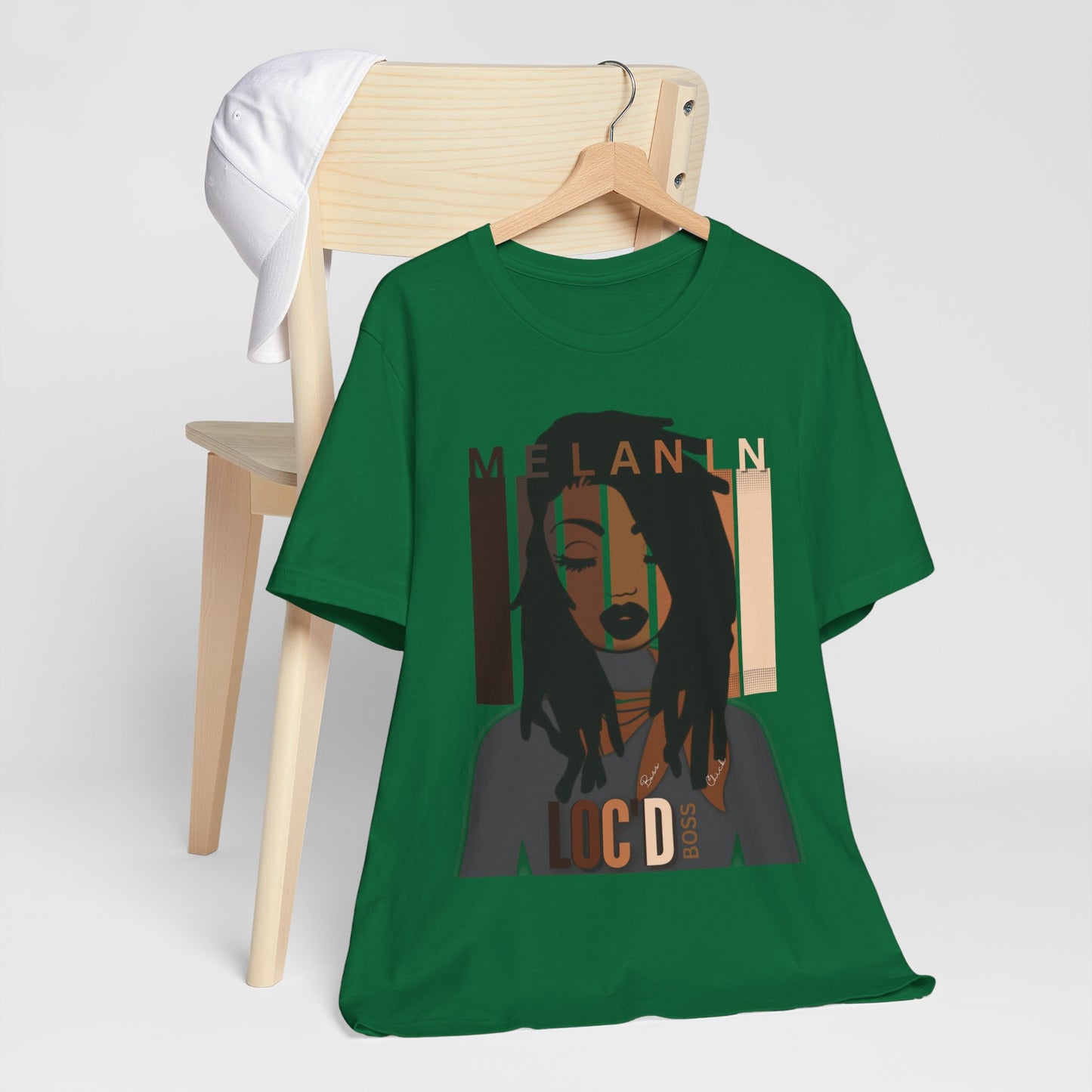 Melanin Loc'd Jersey Short Sleeve Tee