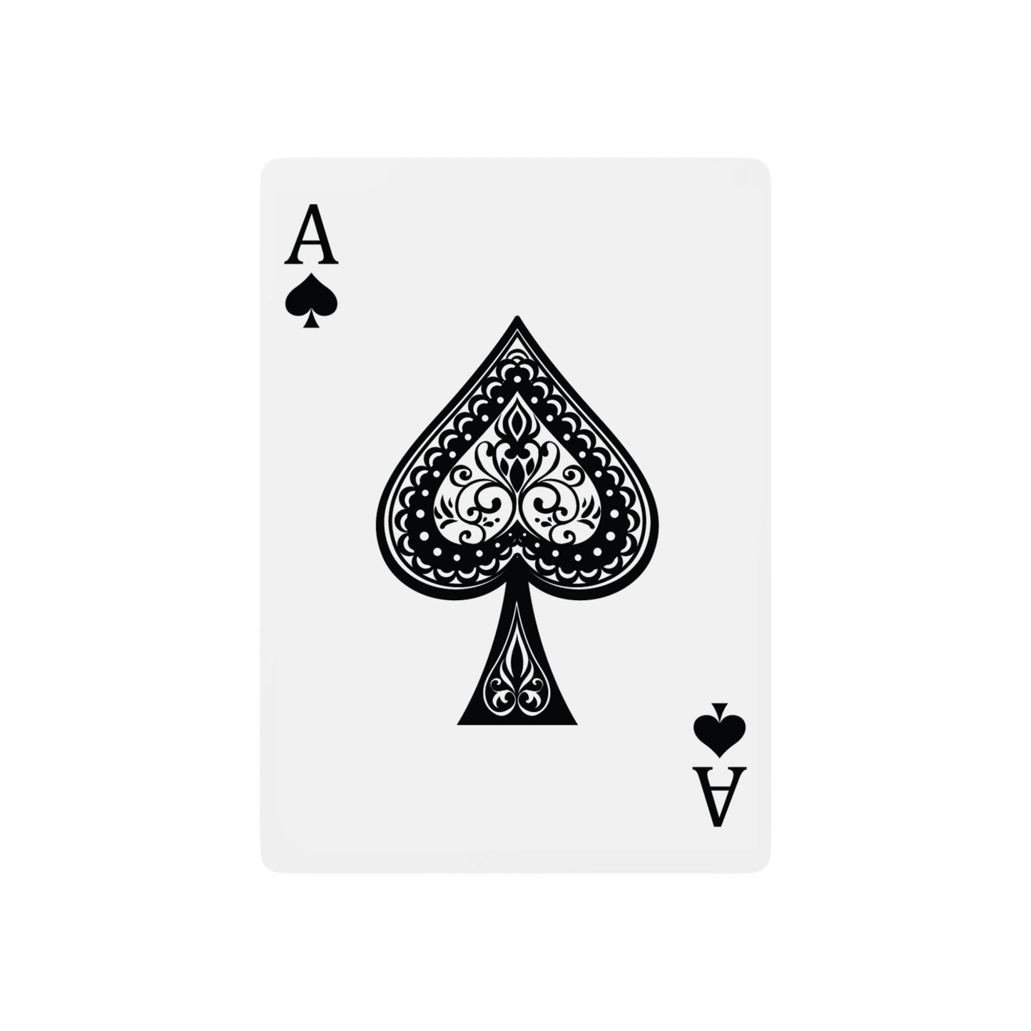 Playing Cards - Custom Zeta Deck with Royal Blue and White Design