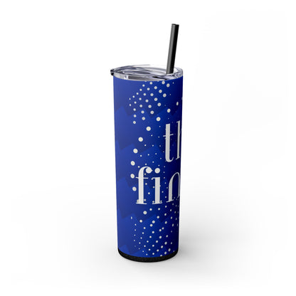 The Finest Tumbler Personnel Skinny Tumbler with Straw, 20oz