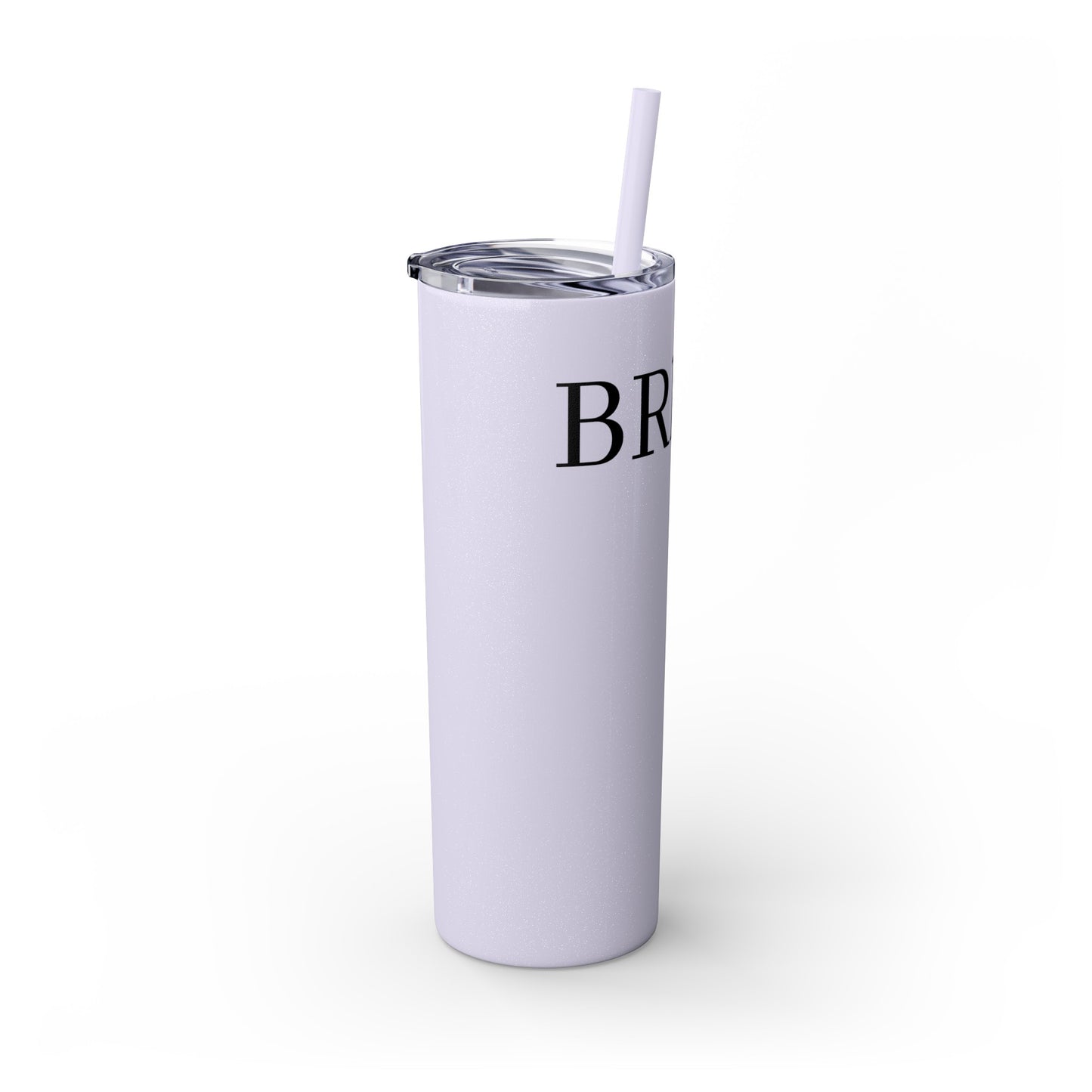 Bride Crew Skinny Tumbler with Straw, 20oz