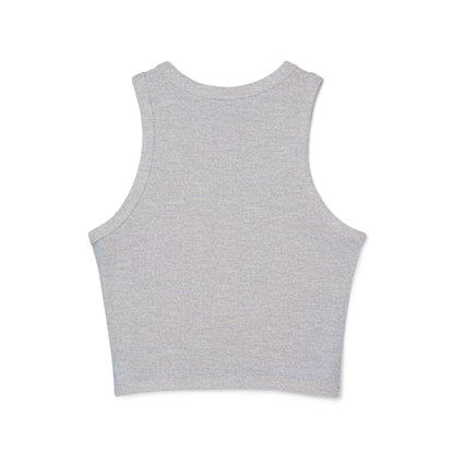 Racer Tank Top, 'fearless' Graphic Design, Edgy & Empowering Top, Casual Outings, Layering, Women's Tee, Graffiti Style