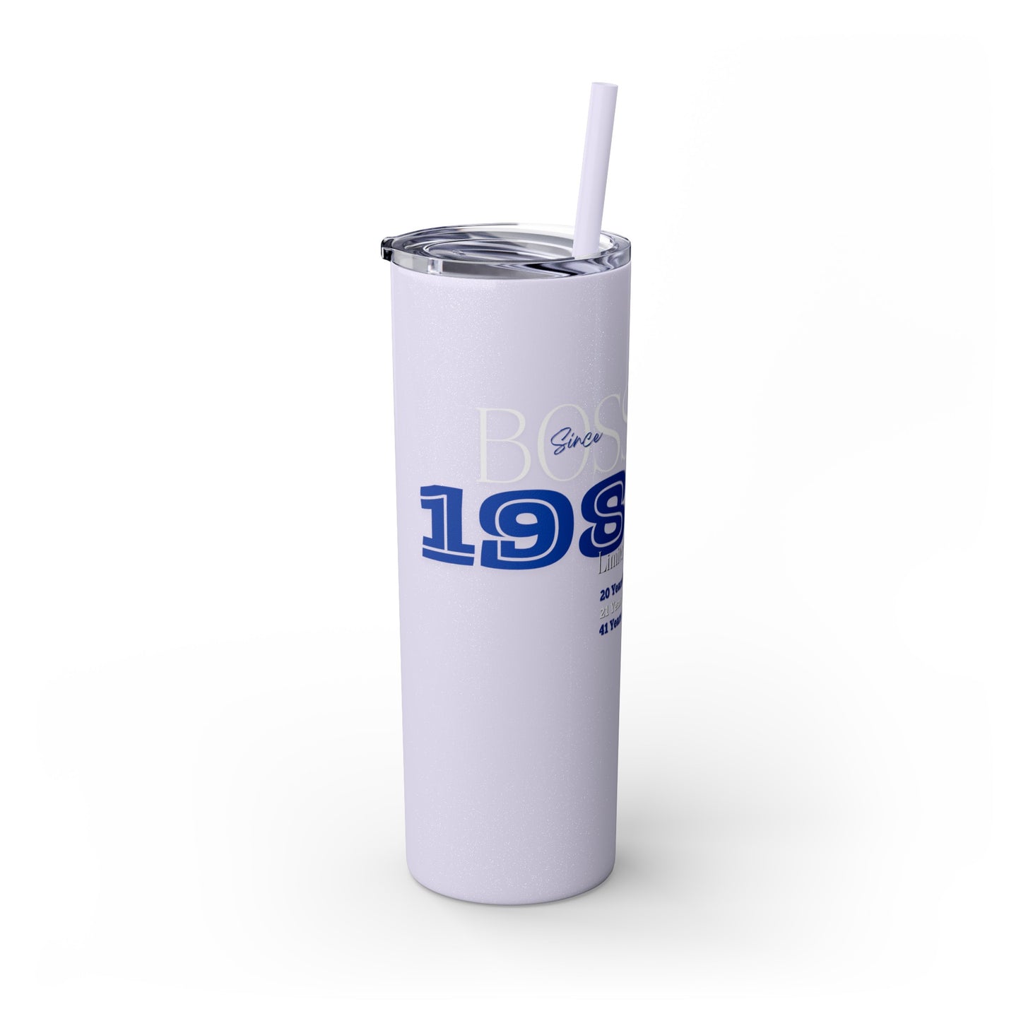 1983 Born Skinny Tumbler with Straw, 20oz