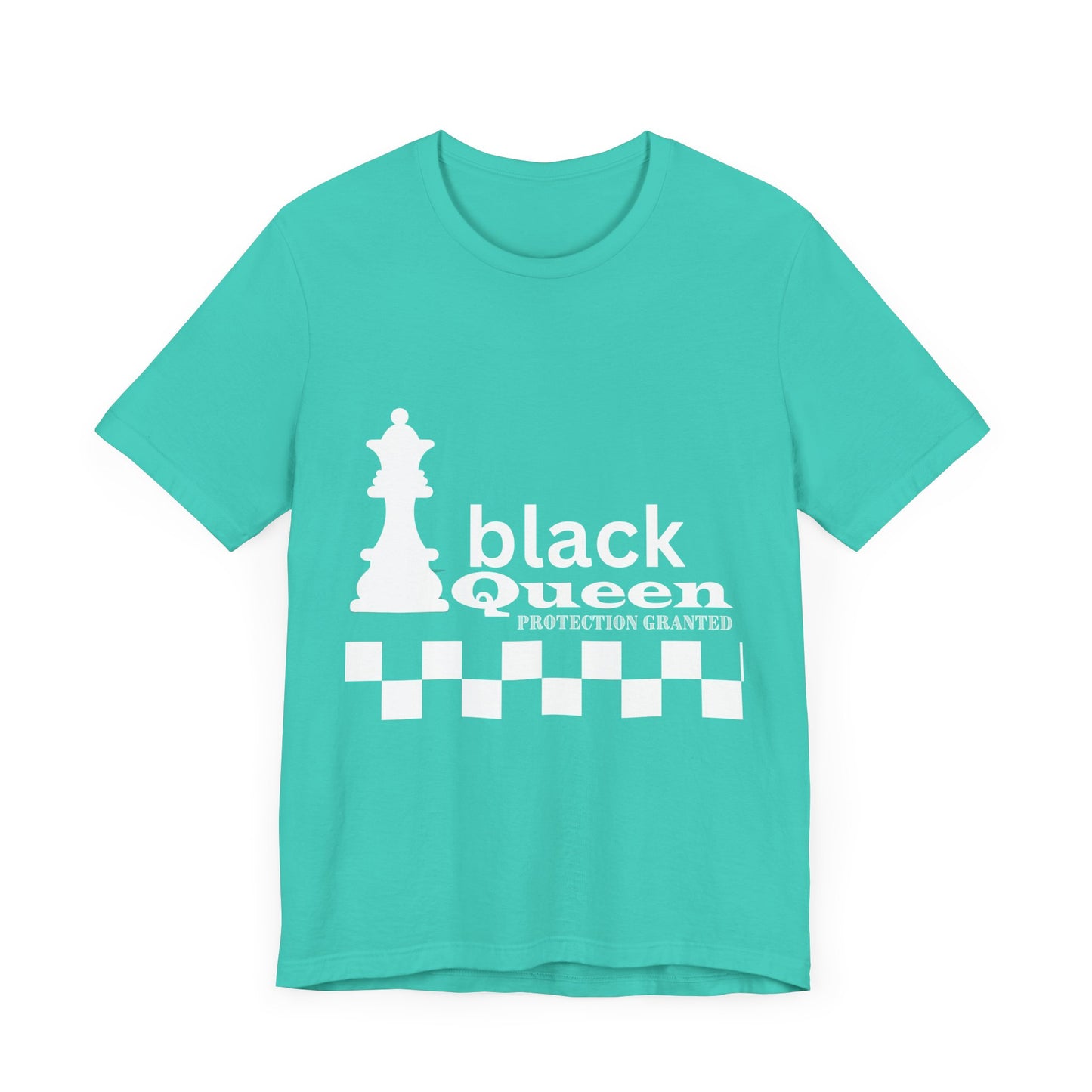 Black Queen Chess Tee - Unisex Jersey Short Sleeve