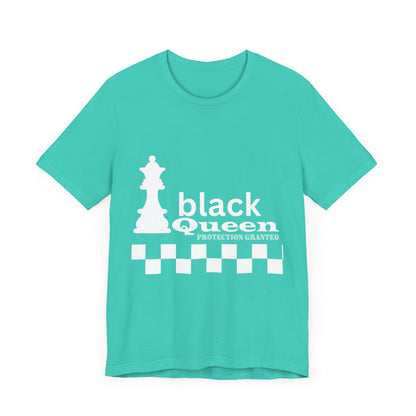 Black Queen Chess Tee - Unisex Jersey Short Sleeve