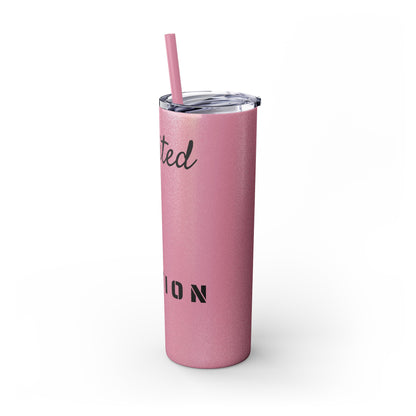 Limited Edition Customizable Skinny Tumbler with Straw, 20oz