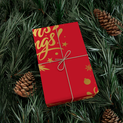 Gift Wrap-African American Inspired Season Greetings