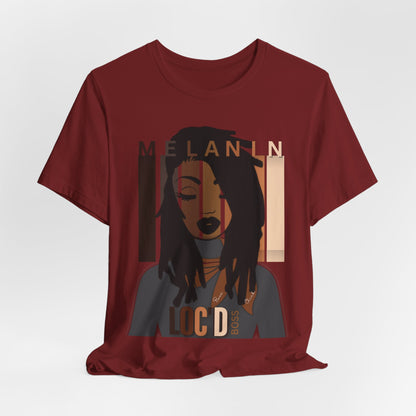 Melanin Loc'd Jersey Short Sleeve Tee