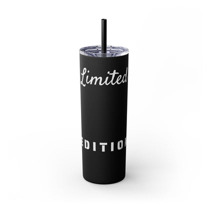 Limited Edition Customizable Skinny Tumbler with Straw, 20oz