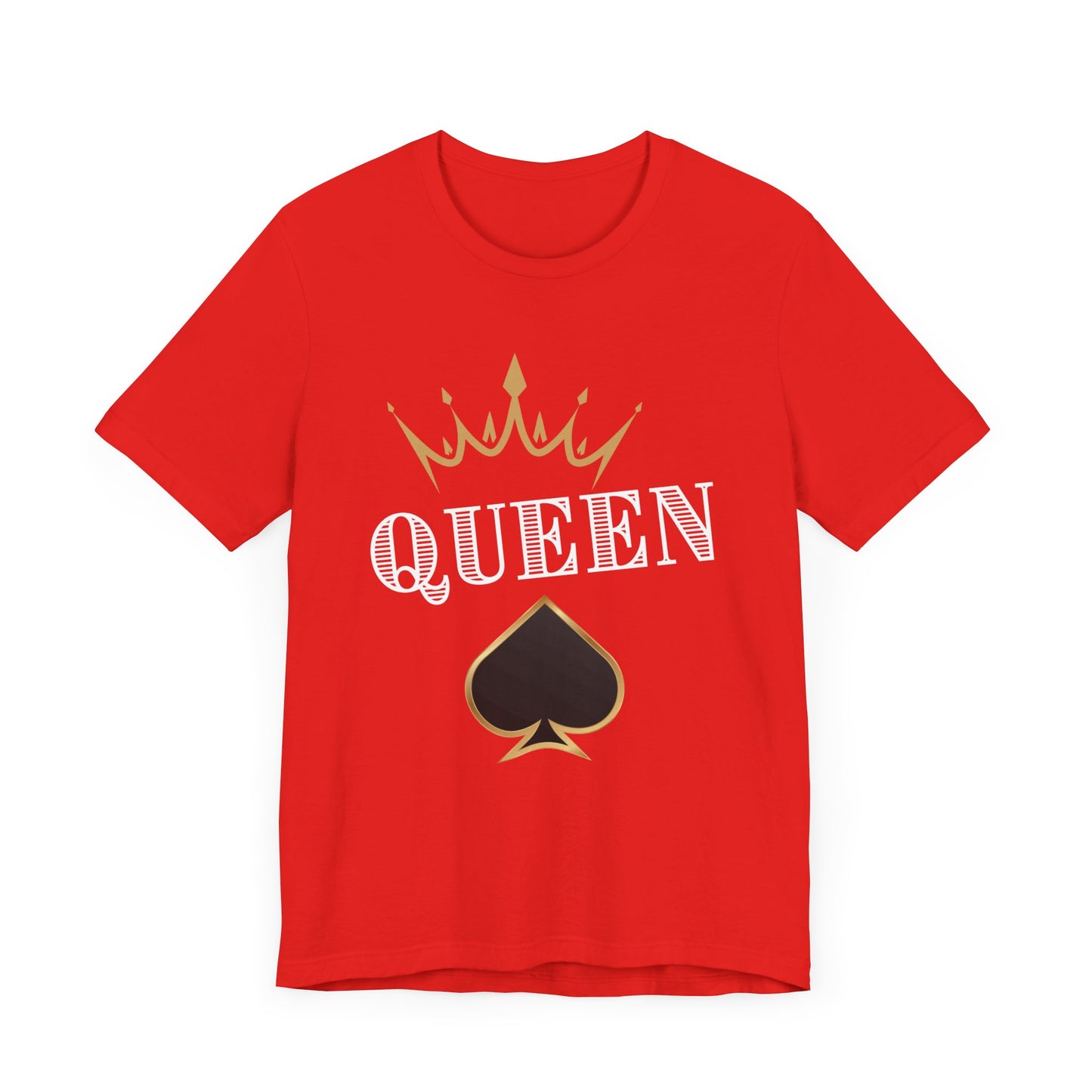 Queen Spades Tee - Unisex Jersey Short Sleeve