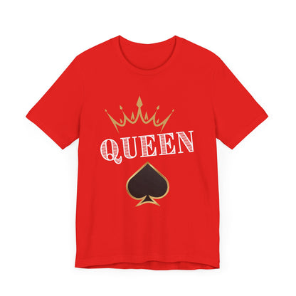 Queen Spades Tee - Unisex Jersey Short Sleeve