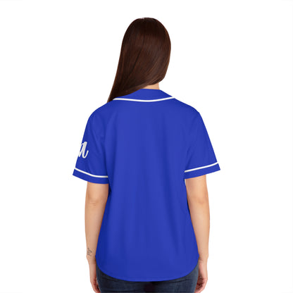 Baseball Jersey - Zeta 1920 Royal Blue and White Women's Sports Top