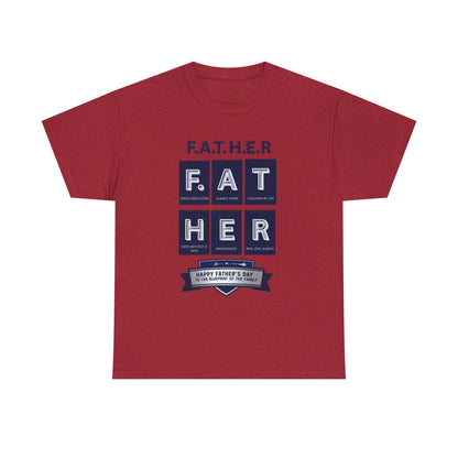 Father Acronym Unisex Tee, Dad Gift, Father's Day Shirt, Fierce Protector, Always There, Teacher of Life, Hero Without a