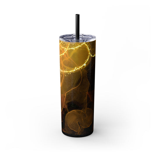 Fire  Skinny Tumbler with Straw, 20oz Model# 051701