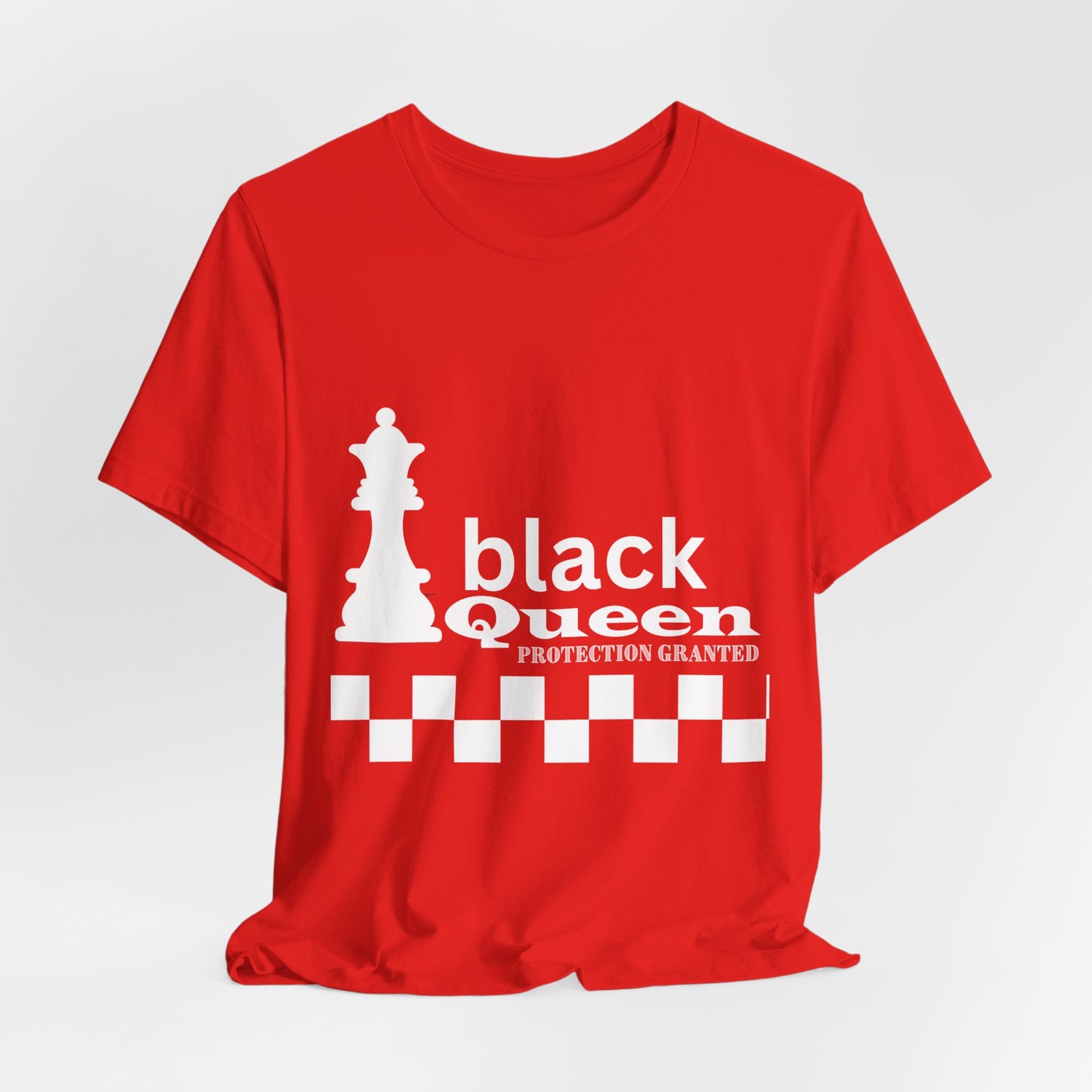 Black Queen Chess Tee - Unisex Jersey Short Sleeve