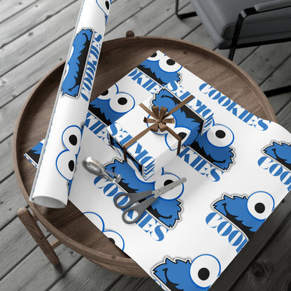 Gift Wrap Papers-Cookie Monster Inspired