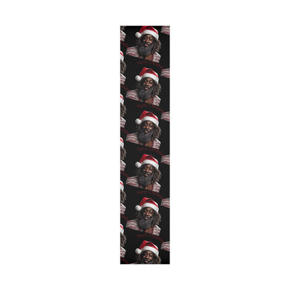 Merry Christmas  African American Inspired Santa Clause -Gift Wrap