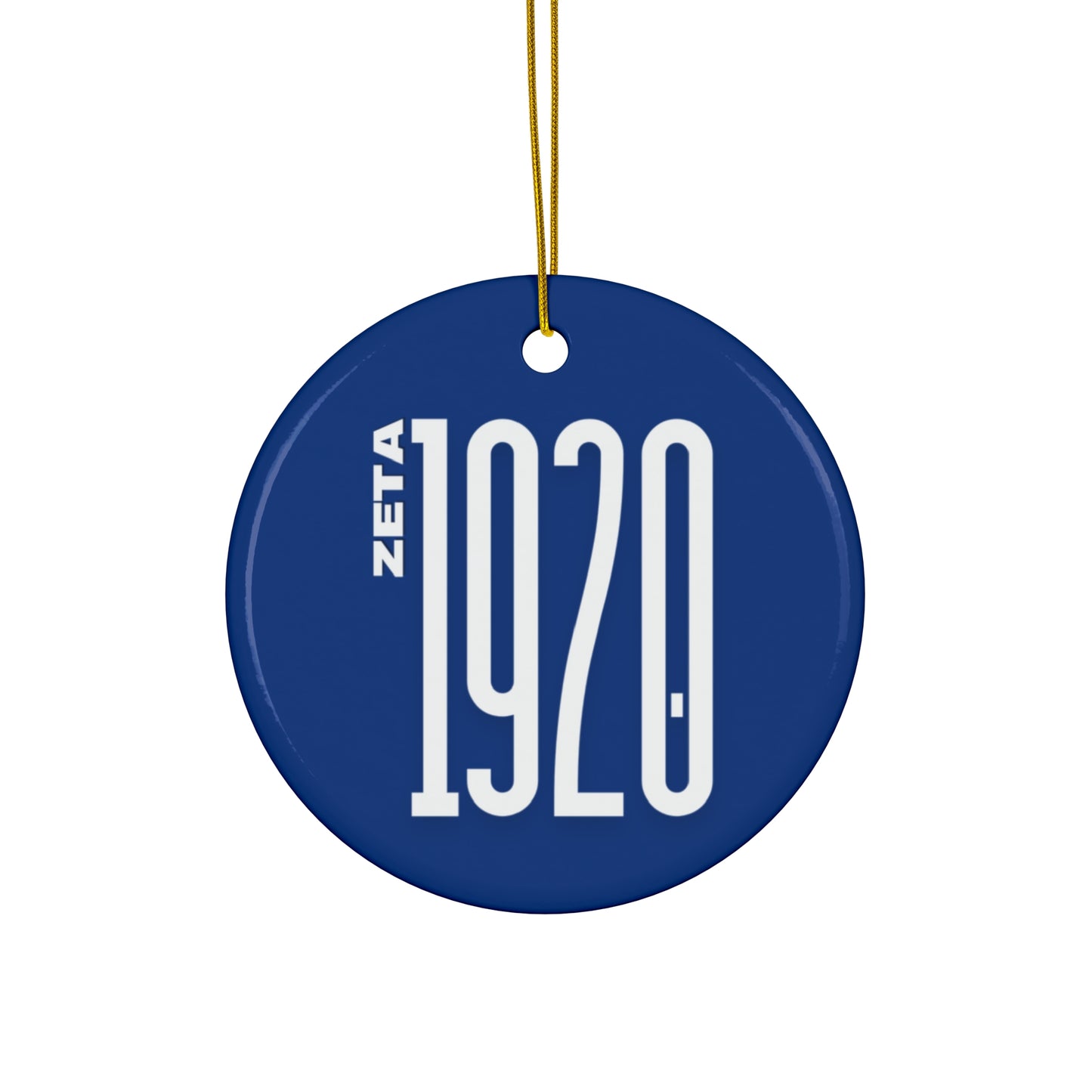 Ceramic Ornament - Zeta Inspired Holiday Decor