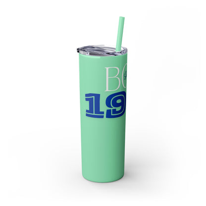 Customizable 1983 Born Skinny Tumbler with Straw, 20oz