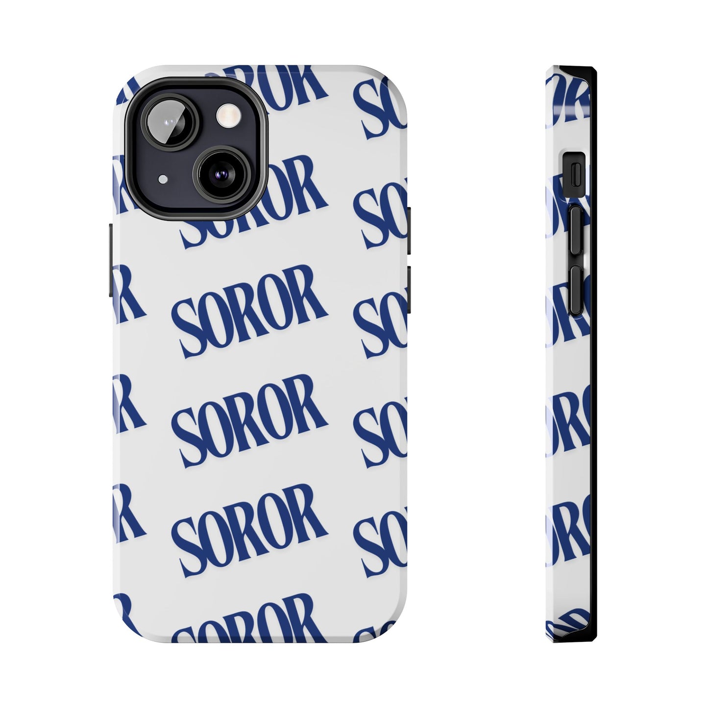 Phone Case - Soror White & Royal Blue