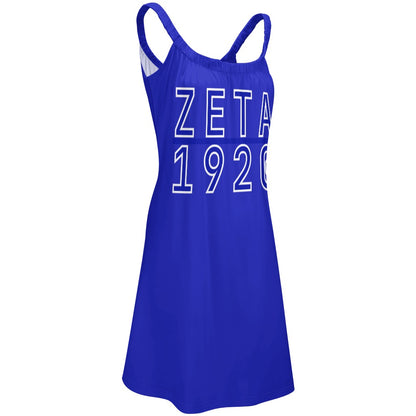 Zeta-Inspired Sleeveless Stretch Dress