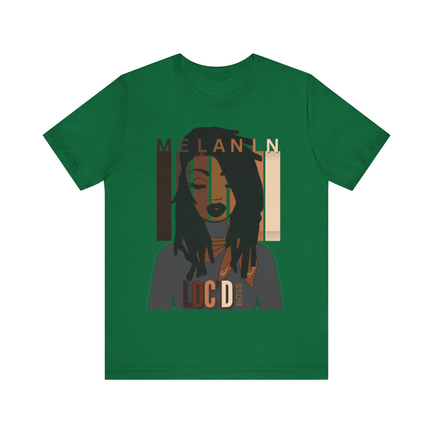 Melanin Loc'd Jersey Short Sleeve Tee