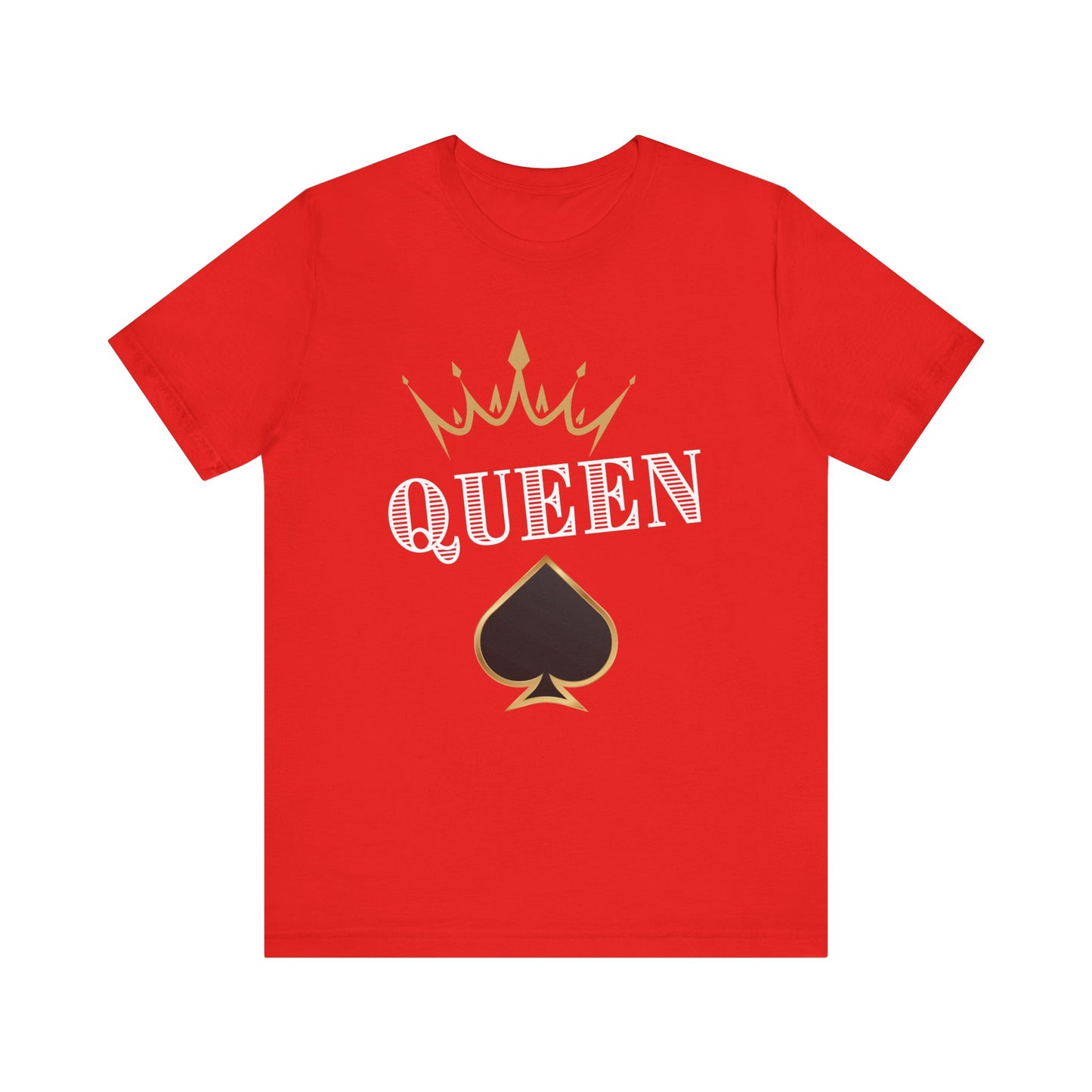 Queen Spades Tee - Unisex Jersey Short Sleeve