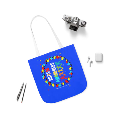 Autism Awareness Canvas Tote Bag,