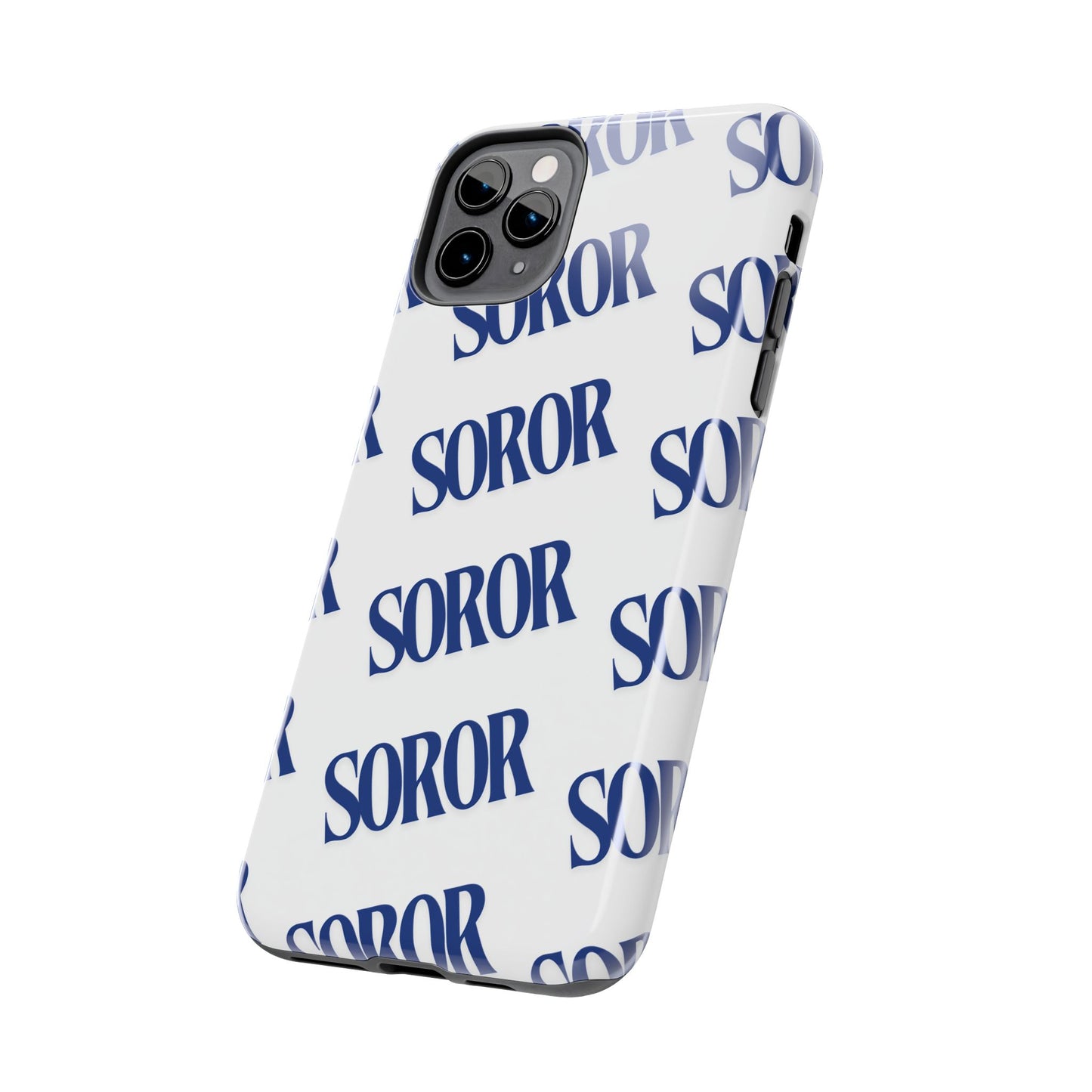 Phone Case - Soror White & Royal Blue