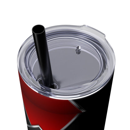 DANGER Skinny Tumbler with Straw, 20oz