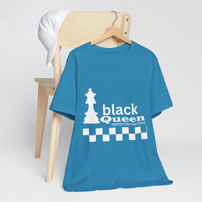 Black Queen Chess Tee - Unisex Jersey Short Sleeve