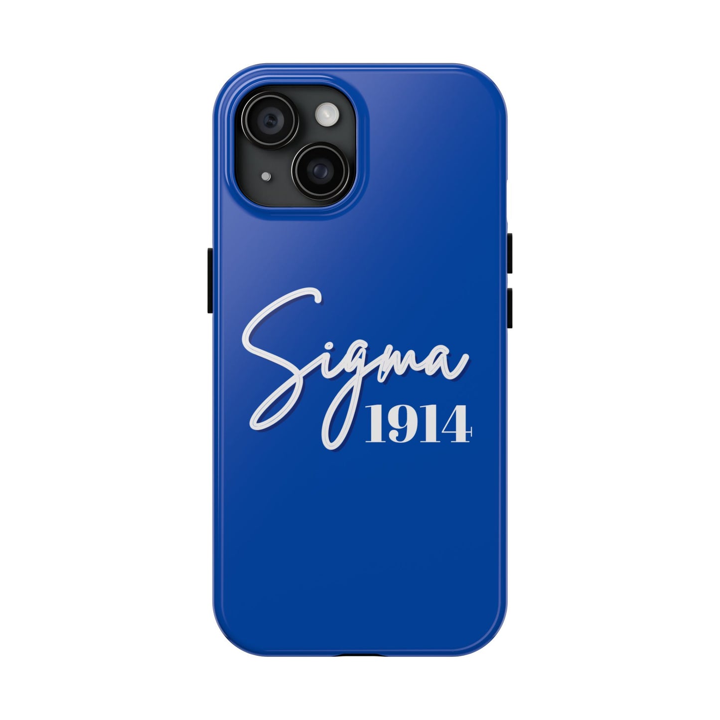 Phone Case -Sigma 1914 Fraternity White & Royal Blue