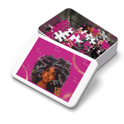 Black Girl Magic Affirmation Jigsaw Puzzle (30 & 110Piece)