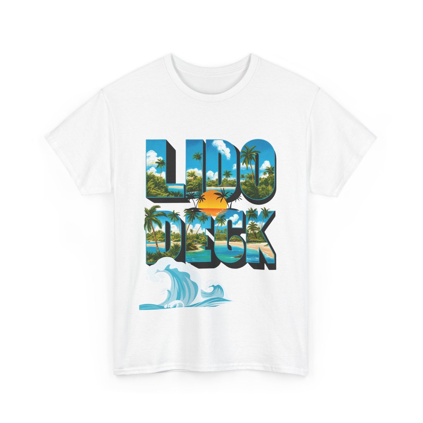Tropical Beach LIDO DECK Tee
