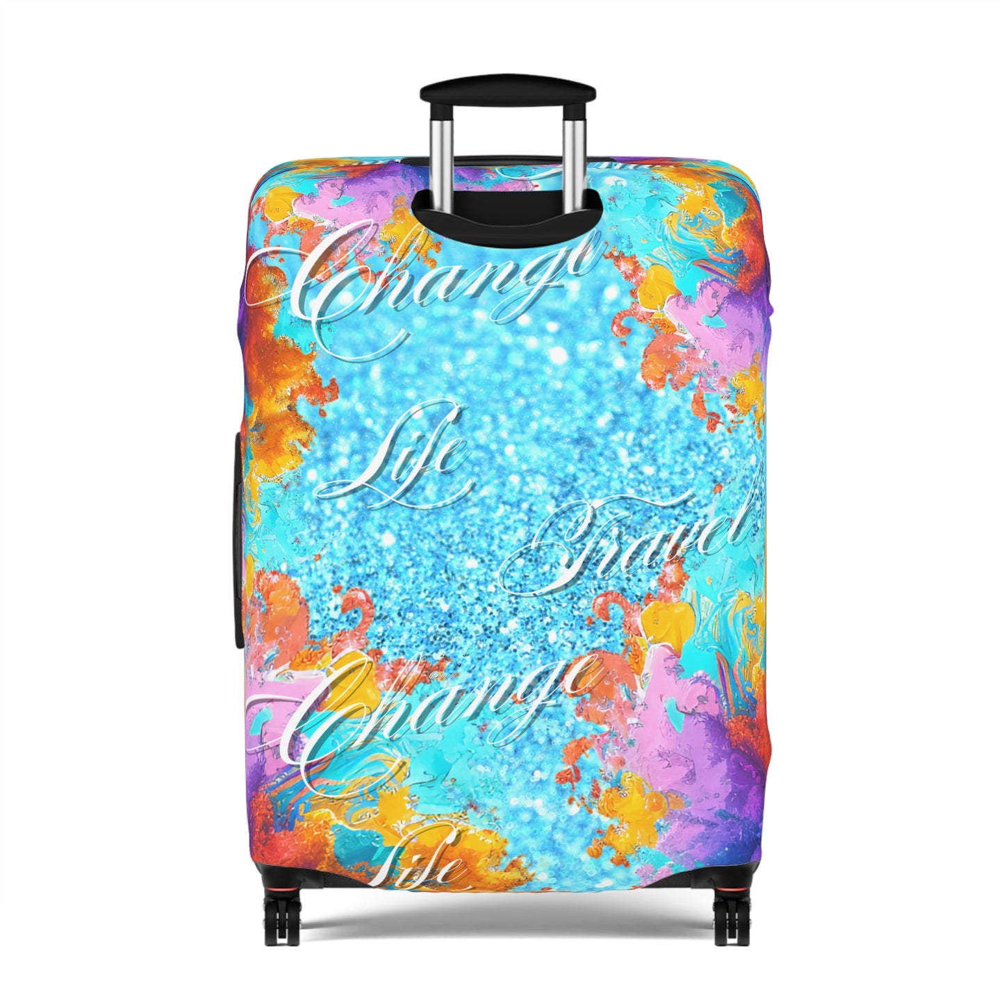 Life Travel Change Luggage Cover
