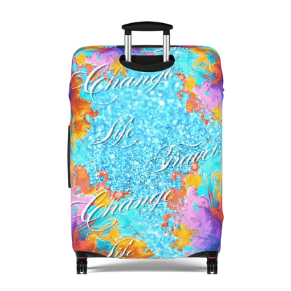 Life Travel Change Luggage Cover