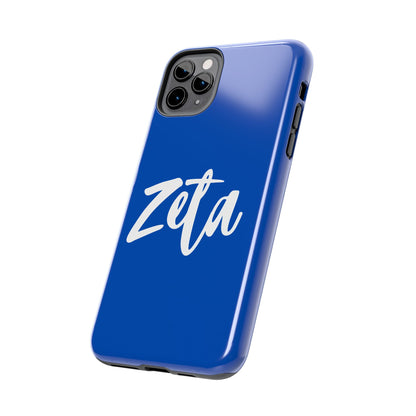 Phone Case - Zeta 1920 Sorority White & Royal Blue