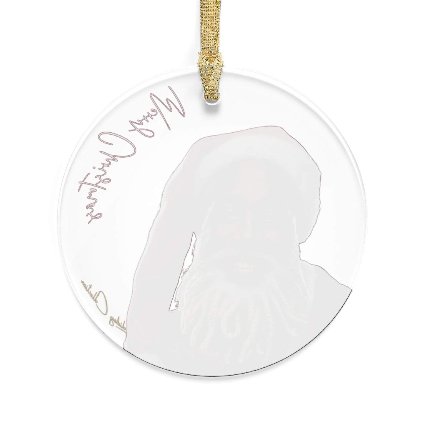 Ornaments African American Santa Claus