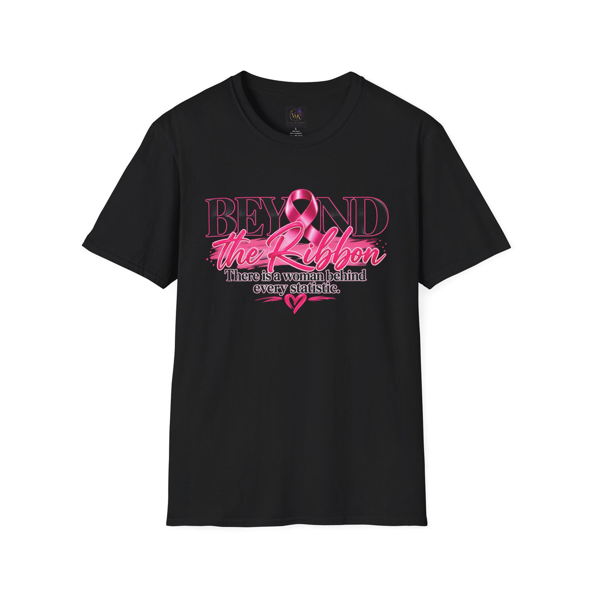 Breast Cancer Awareness T-Shirt — "Beyond the Ribbon" Her Story, Her Strength Design