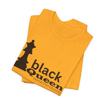 Black Queen Chess Tee - Unisex Jersey Short Sleeve