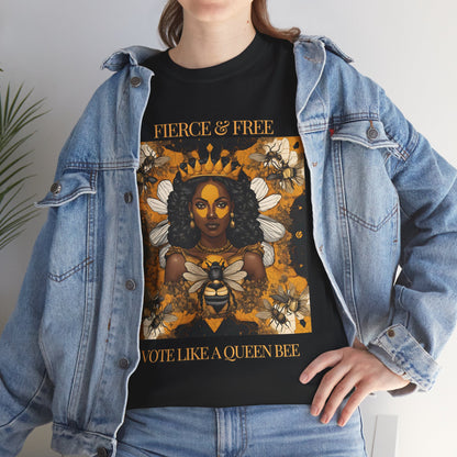 Queen Bee Vote Heavy Cotton Tee