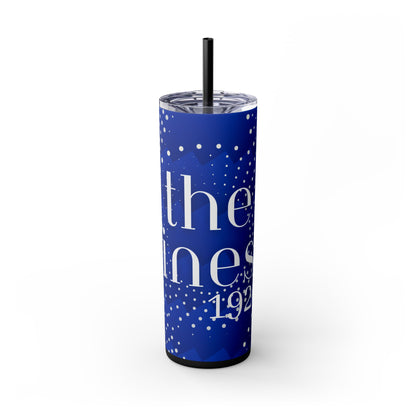 The Finest Tumbler Personnel Skinny Tumbler with Straw, 20oz