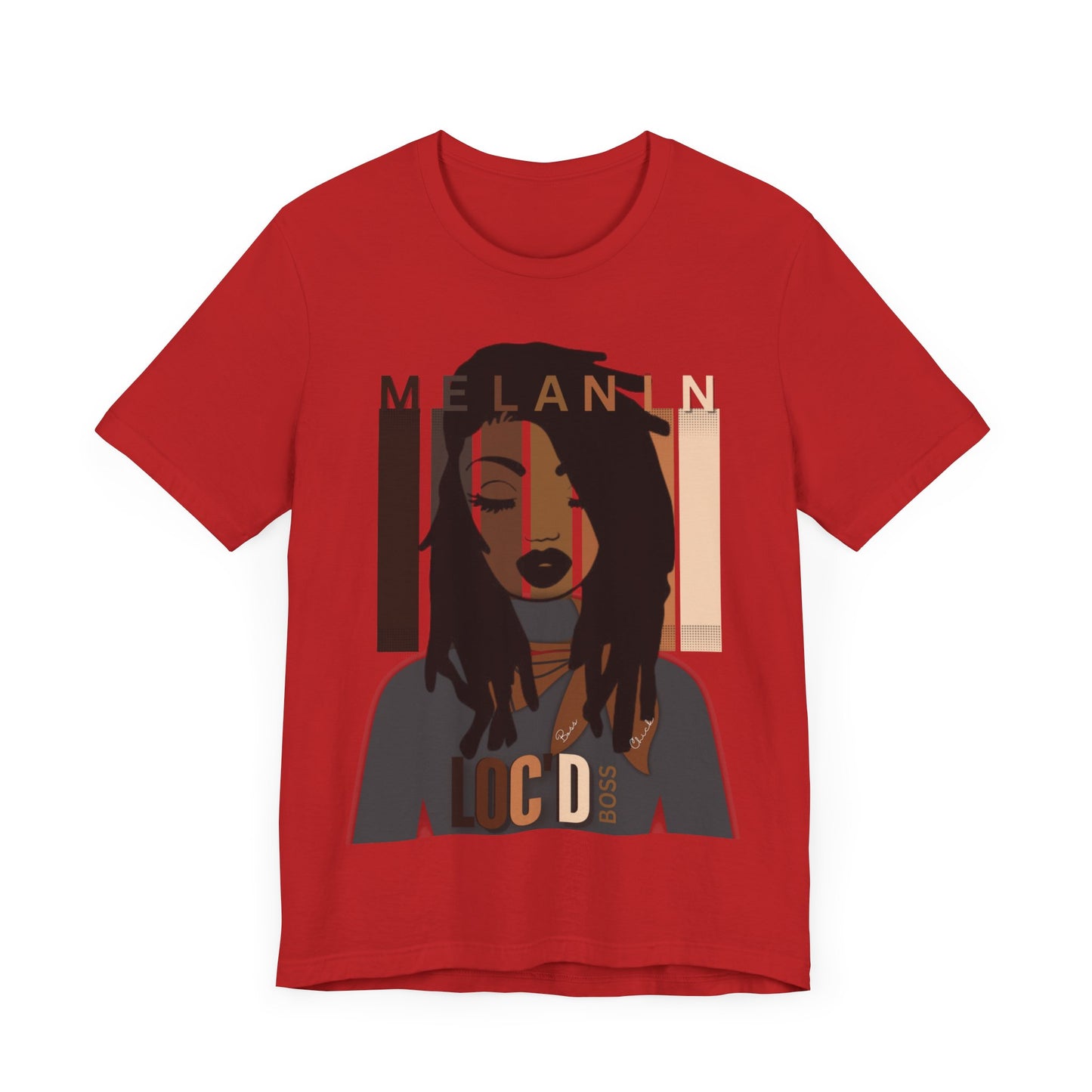 Melanin Loc'd Jersey Short Sleeve Tee