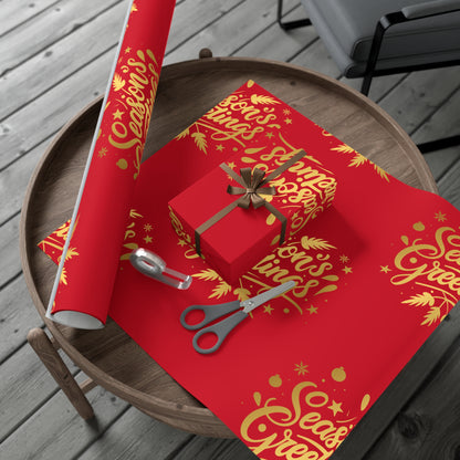 Gift Wrap-African American Inspired Season Greetings