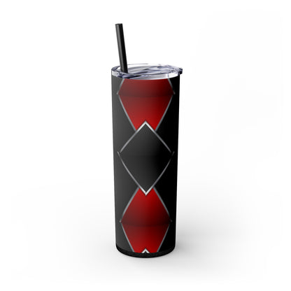 DANGER Skinny Tumbler with Straw, 20oz