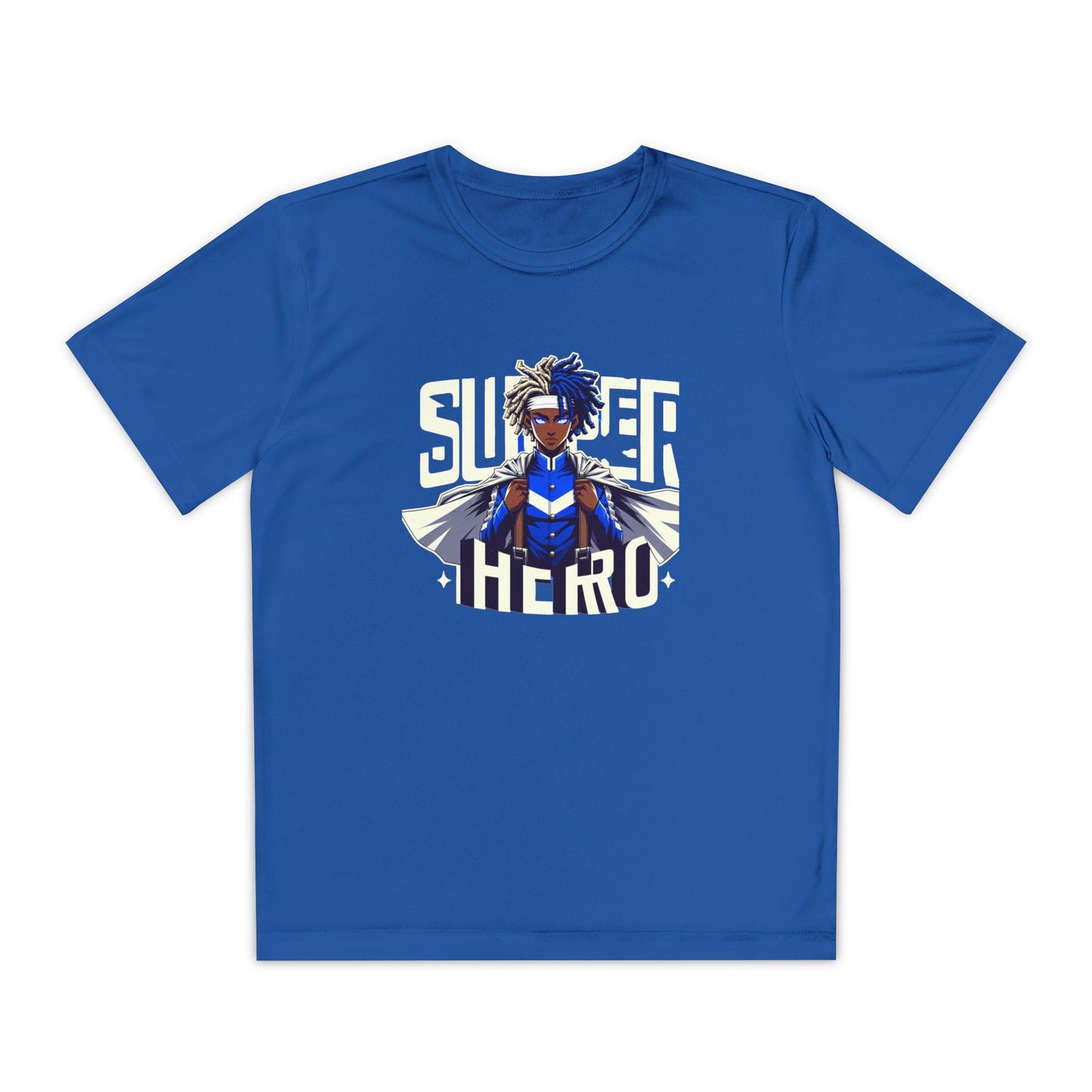 Youth Superhero Competitor Tee, Kid's T-Shirt, Summer Vibes Shirt, Birthday Gift, Superhero Fan Apparel, Fun Summer Outfit