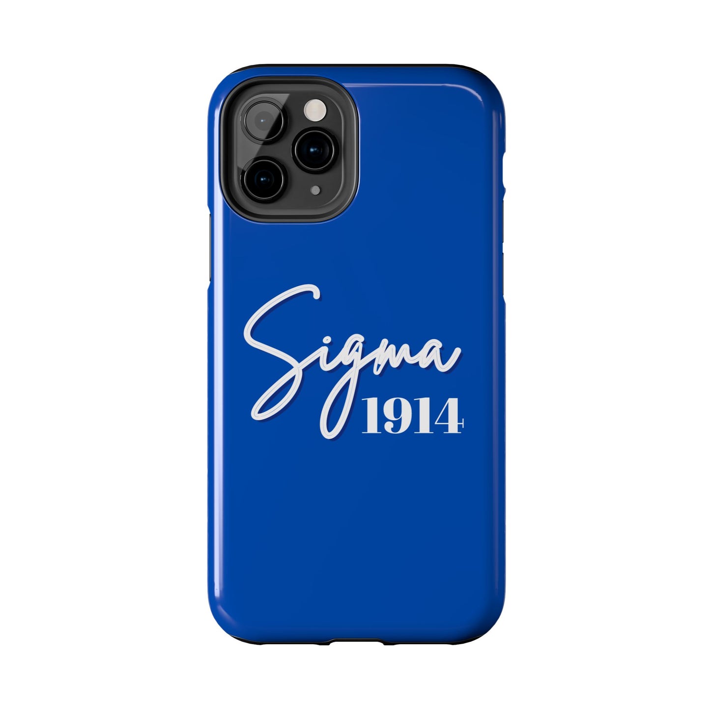 Phone Case -Sigma 1914 Fraternity White & Royal Blue