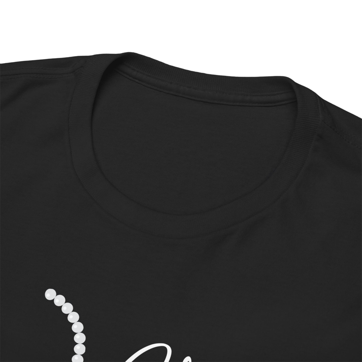 Unisex Heavy Cotton Tee - Chucks & Pearls Royal Blue and White Zeta Inspired Rock the Vote Shirt