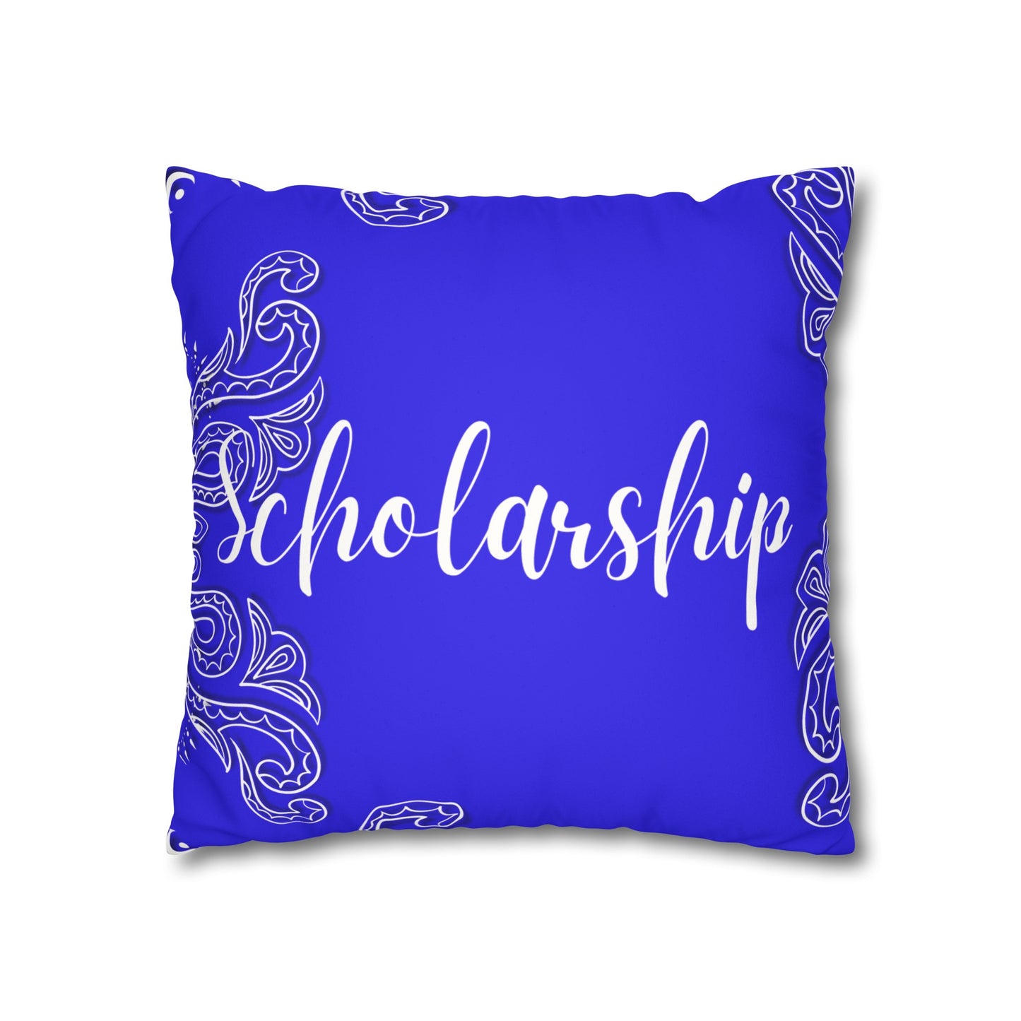 Scholarship 1920 Faux Suede Square Pillowcase