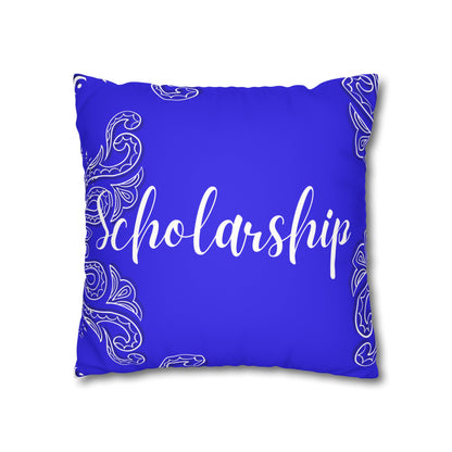 Scholarship 1920 Faux Suede Square Pillowcase